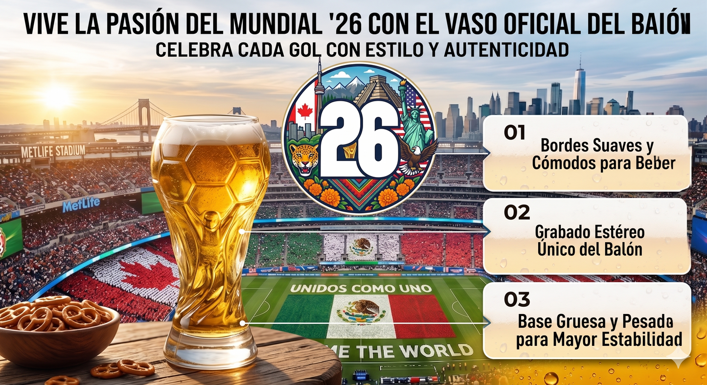 VASO DEL MUNDIAL 2026